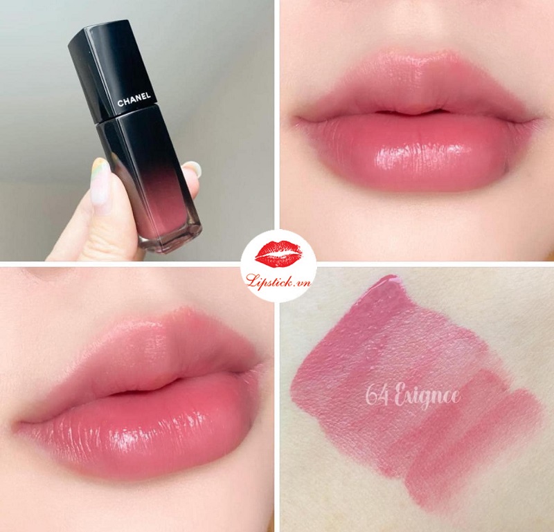 Chanel Exigence (64) Rouge Allure Laque (2020) Review & Swatches