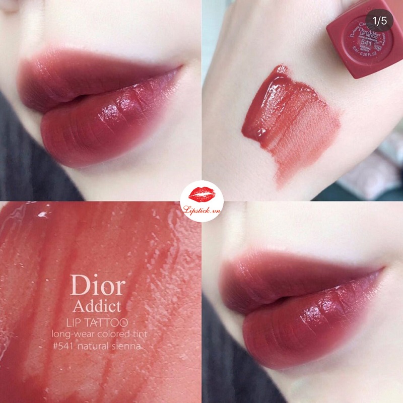 Son Dior 541 Natural Sienna  Đỏ Đất Hot Nhất Dòng Addict Lip Tint