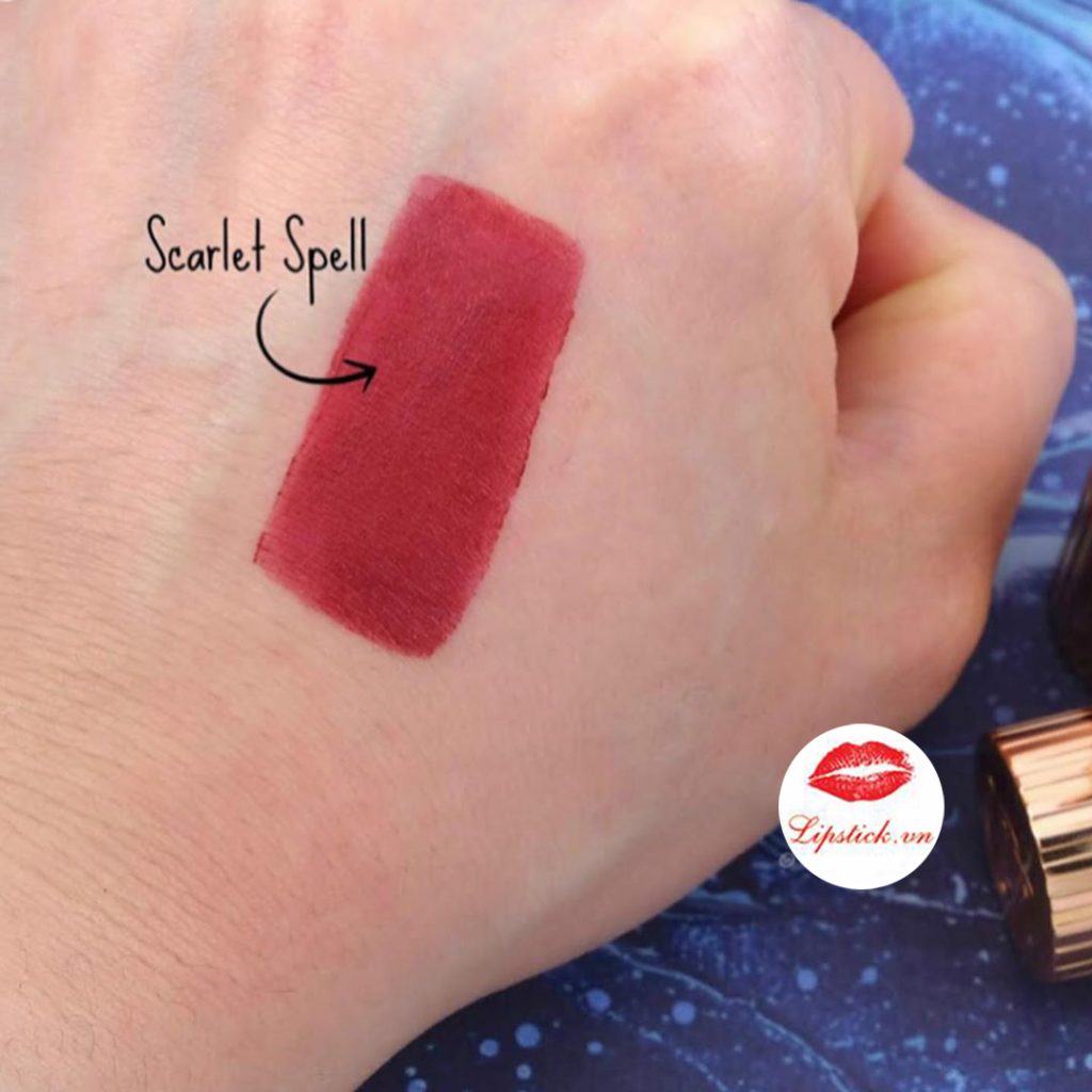 Review Son Charlotte Tilbury Scarlet Spell - Đỏ Berry Siêu Quyến Rũ