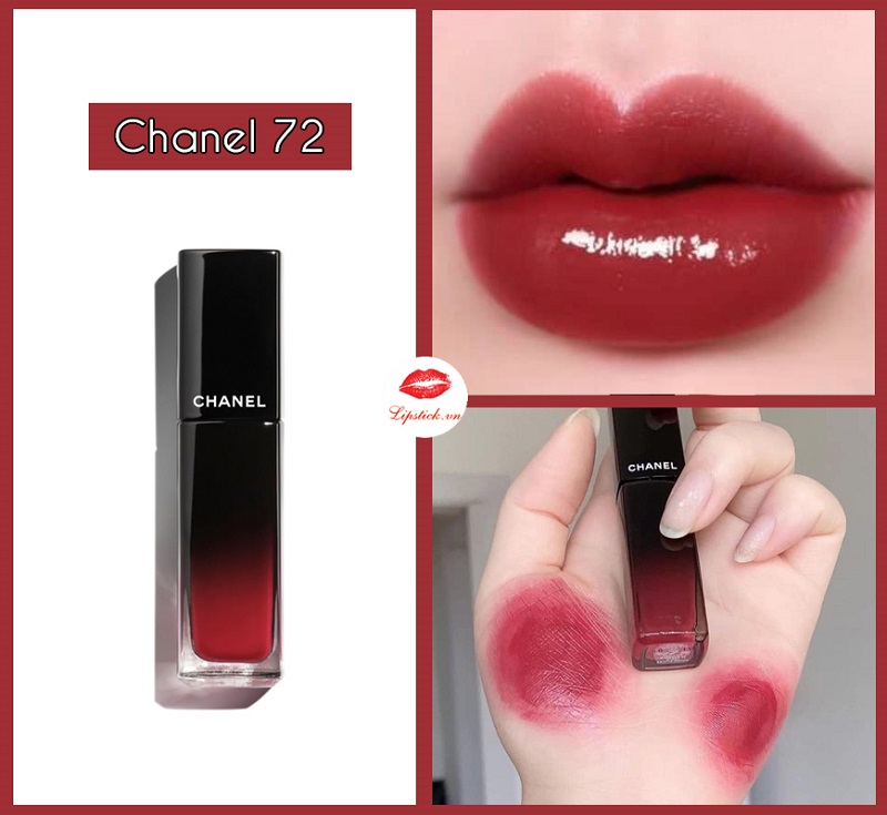 Review Son Kem Chanel 72 Iconique Đỏ Hồng Đất Đẹp Nhất Laque Mới