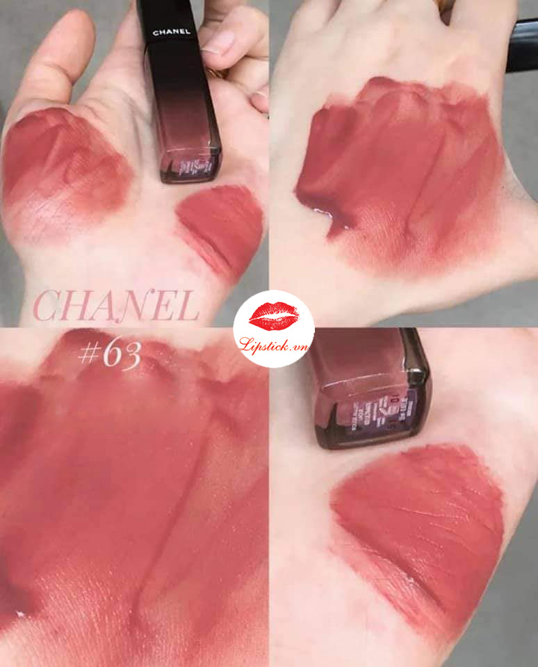 Son Kem Chanel 63 Ultimate – Hồng Khô Đẹp Nhất Rouge Allure Laque
