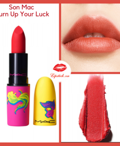 mac powder kiss lipstick turn up your luck