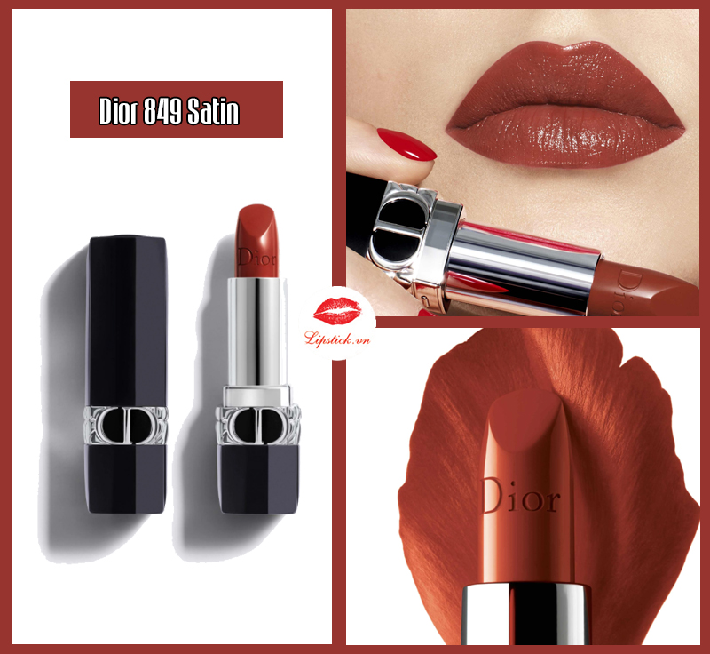 Son Dior 840 Rayonnate  Đỏ Gạch MỚI NHẤT Dior Rouge Velvet
