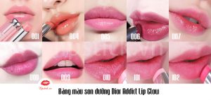 Bảng Màu Son Dưỡng Dior