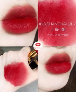 Son Tom Ford 28 Shanghai Lily Đỏ Hoa Ly Đỉnh Nhất Dòng Satin Matte