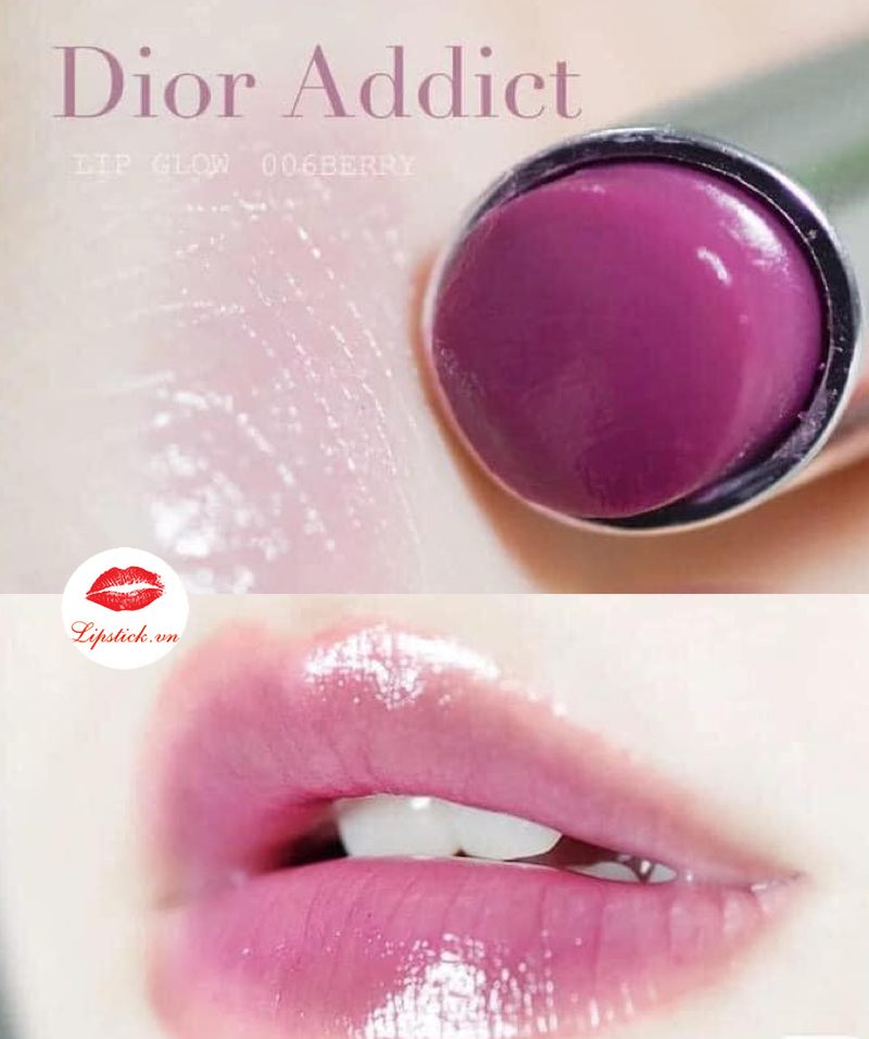 Mua Son Dưỡng Dior Addict Lip Glow Oil 006 Berry chính hãng Son dưỡng cao  cấp Giá tốt