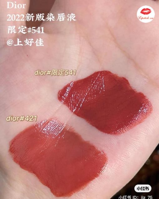 Review Son Dior Addict Lip Tint 421 Natural Tea Cam Đất Hot Nhất