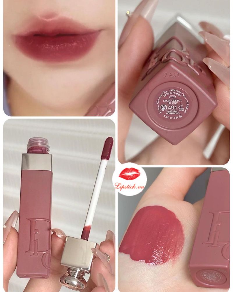 Review Son Dior Addict Lip Tint 561 Natural Poppy Đỏ cam Hot Nhất