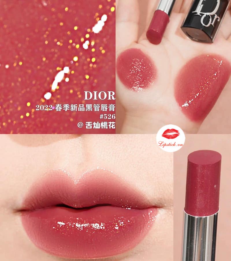 Review Son Dior Addict 526 Mallow Rose Hồng Khô \
