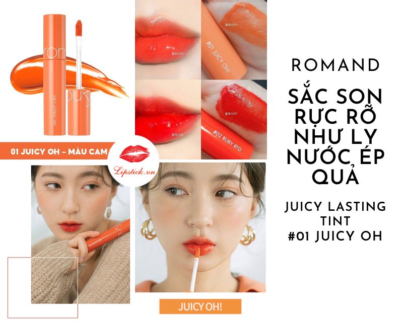 Son Romand Màu 01 Juicy Oh