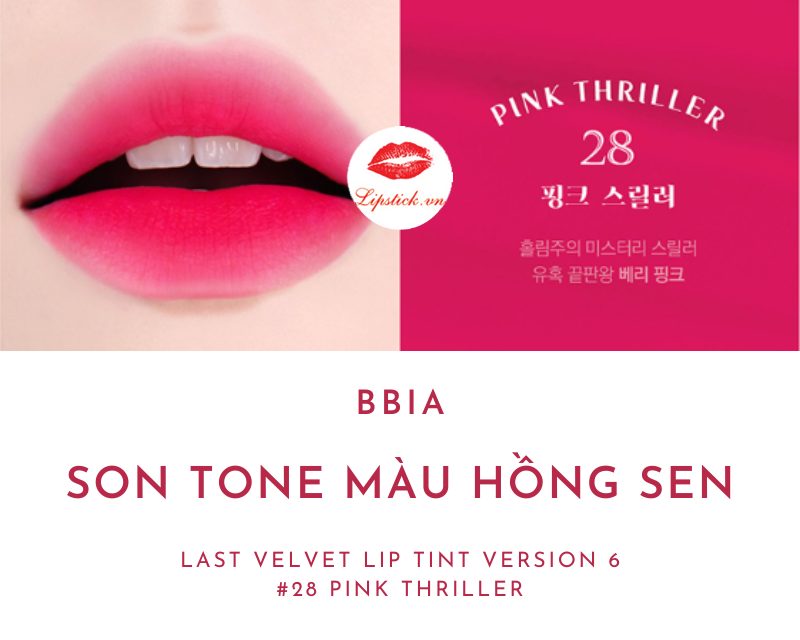 Son Bbia 28 Pink Thriller