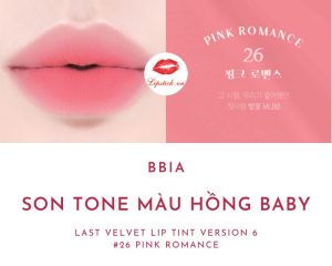 Son Bbia 26 Pink Romance