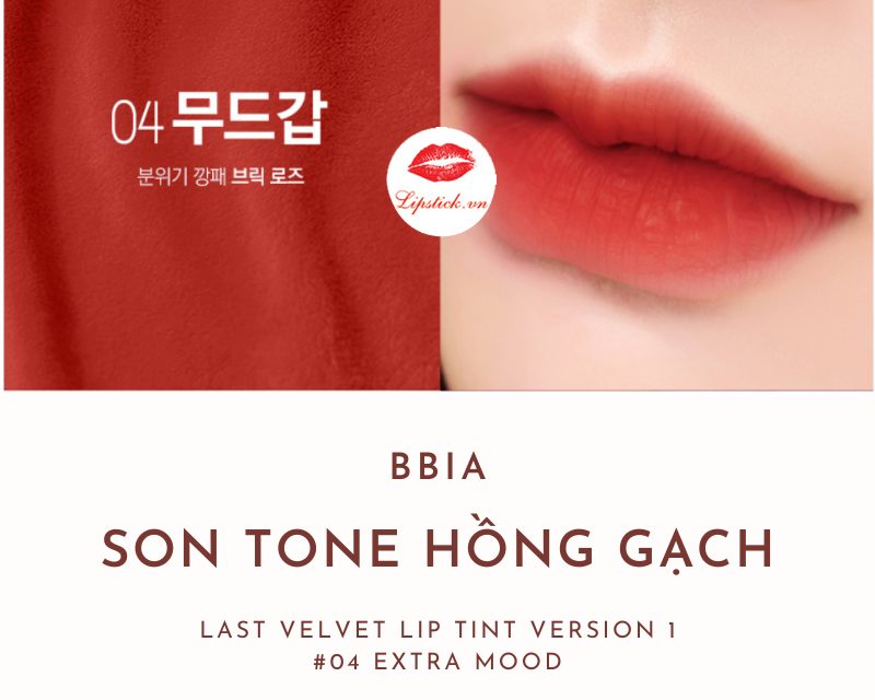 Review Son Kem Bbia 04 Extra Mood Màu Hồng San Hô Đẹp Nhất