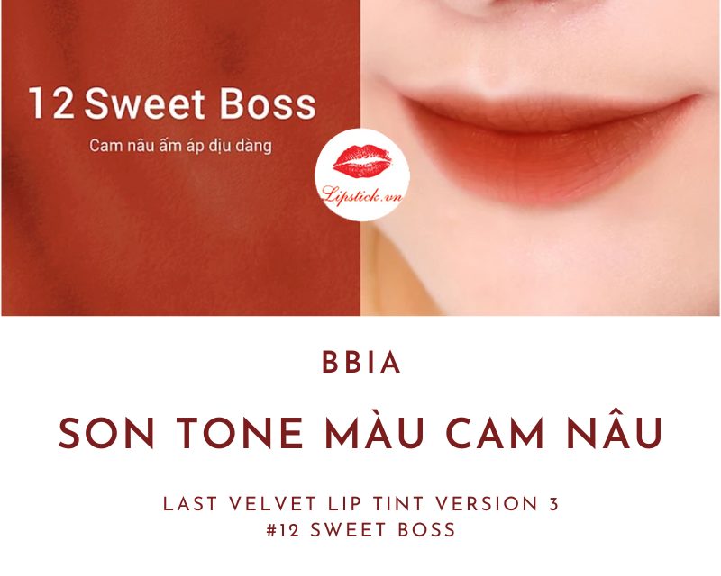 Review Son Kem Bbia 12 Sweet Boss Màu Cam Cháy Đẹp Nhất, Hot Nhất