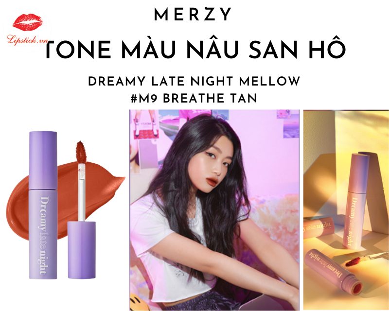 Review Son Merzy M9 Breathe Tan Màu Nâu Sữa Hot Nhất, Đẹp Nhất