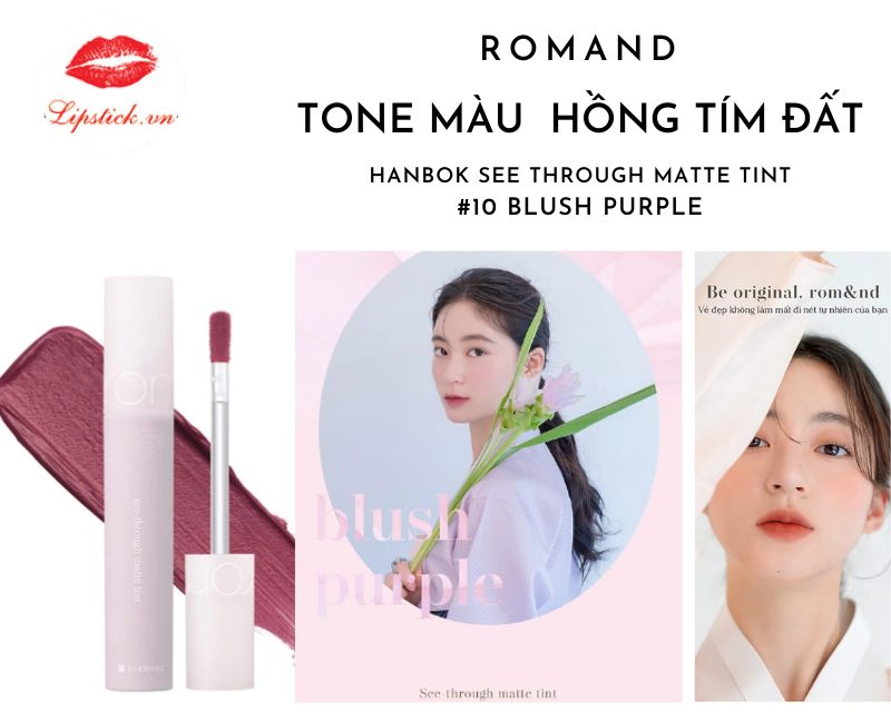 Son Romand Hanbok 10 Blush Purple