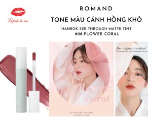 Son Romand Hanbok 08 Flower Coral