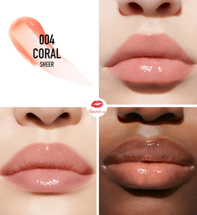 Son Dưỡng Dior Addict Lip Glow Màu 004 Coral  Rosies House