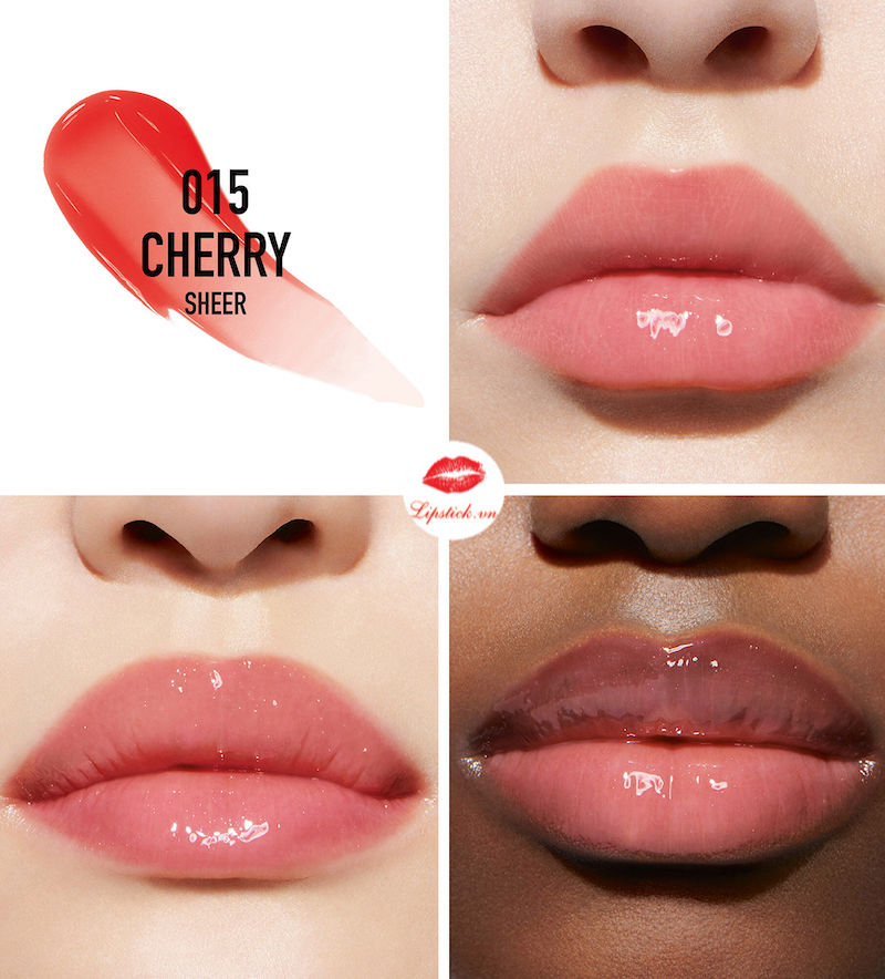 Son Dưỡng Dior Addict Lip Glow Màu 015 Cherry
