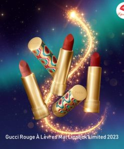 son gucci màu đỏ đất