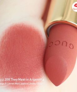 son gucci màu hồng đất