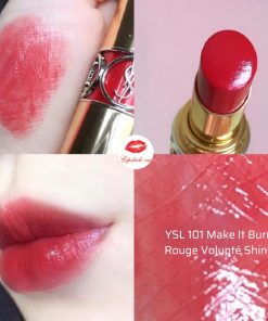 son ysl màu đỏ dâu