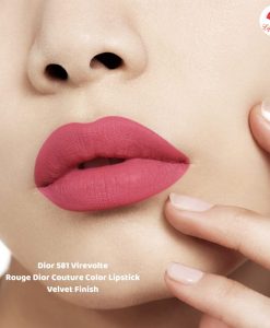 Son Dior Màu 581 Virevolte - Hồng Đào Velvet Finish MỚI NHẤT