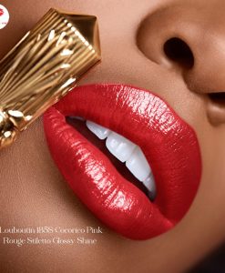 louboutin 185S cocorico pink