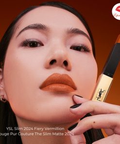 son ysl slim 2024 fiery vermillion