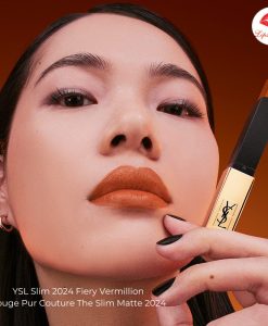 son ysl slim 2024 fiery vermillion