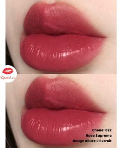 chanel rouge allure extrait 822